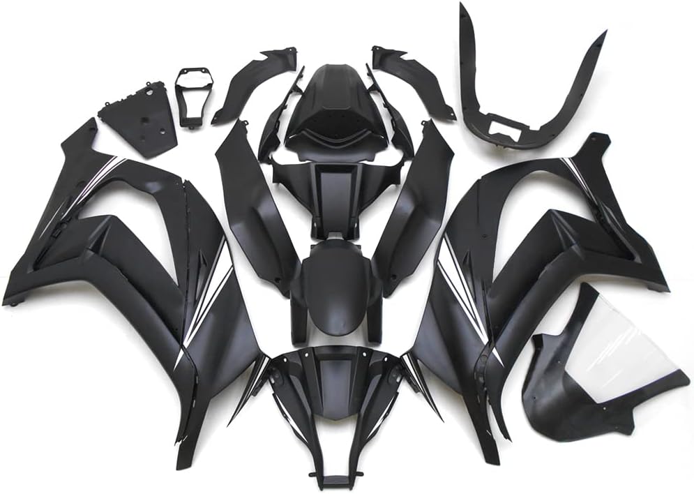 Complete Fairing Kit Fit for Kawasaki ZX10R 2011 2012 2013 2014 2015 Fairings ABS Plastic Bodywork Injection Bodykit-Black