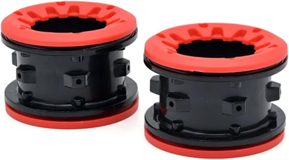 RC Car Wheel Rim Wheel Hub Replacement for ZD-Racing 1/10 DBX-10 DBX10 RC Car Upgrade Accessories Parts Spare (Color : Red)