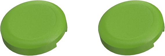 Button Caps,2PCS 26mm Leverless Controller Keycaps Replacement Button Caps for Mechanical PushButtons,Large Size Arcade Button Accessories (Green)