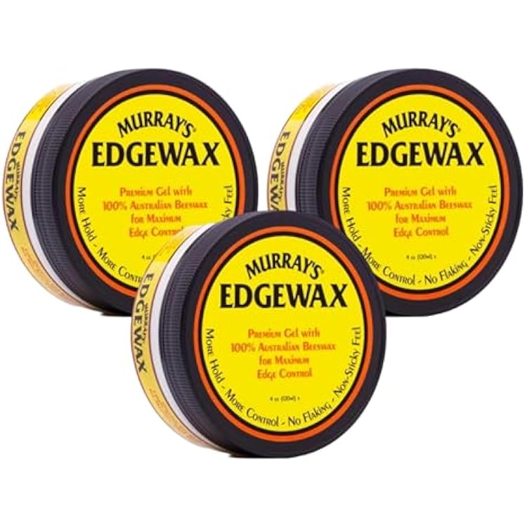 Murrays Edgewax 100% Australian Beeswax, 3 pack