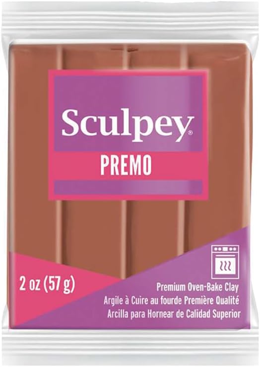 Sculpey Premo Polymer Clay 2oz-Terra Cotta