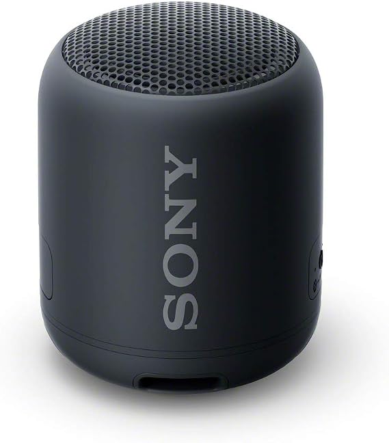 Sony Compact and Portable Waterproof Wireless Speaker with Extra Bass - Black