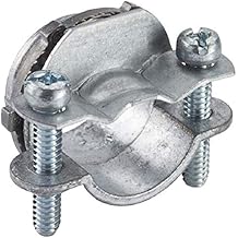 Halex, 3/4 in. Non-Metallic (NM) Twin-Screw Clamp Connectors , 20512, 5 per pack