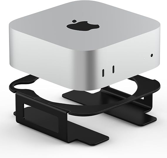IFCASE Aluminum Desktop Stand for Mac mini M4/M5 Pro, M6 (Black)