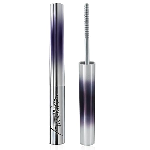 Iron Wand Mascara, Waterproof & Smudge Proof Metal Wand Mascara (Black)