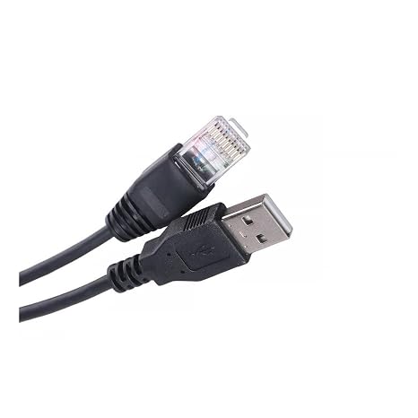 USB to RJ50 Console Cable AP9827 Cable Compatible with Smart UPS 940-0127B 940-127C 940-0127E with Molded Strain Relief Boot