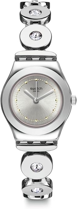 Swatch I Lady Women's Watch Casual Polymer Grey Quartz Waterproof Inspirance