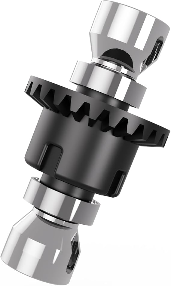 KGF 1/18 RC Car Metal Differential Upgrade - High-Performance Metallurgy Differential Replacement for K1813, Upgraded Gear System Compatible for RC Trucks & Off-Road Vehicles