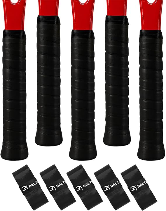 Racquet Grip - Replacement Racket Grip Tennis/Badminton/Squash Rackets Overgrip Anti Slip Perforated Absorbent Handle Grips