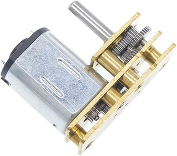 ELLANA Powered mini 1024-N20 Geared Motor, 3V6V12V Model Plane Engine Kit Dc Geared Small Motor, High Torque Vibrating Chair Motor Torque Gear (Size : 300rpm, Color : 6V)