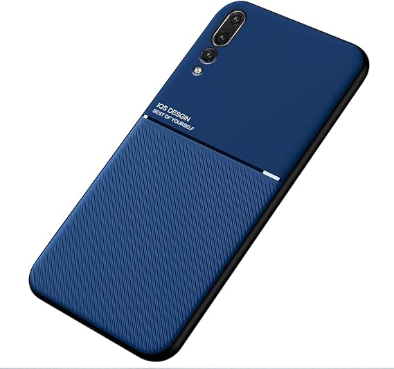 Kepuch Mowen Case Cover Bumper Built-in Metal Plate for Huawei P20 Pro - Blue
