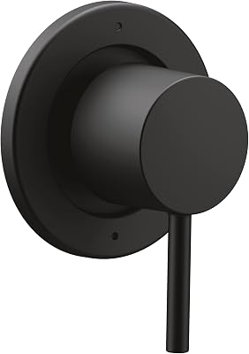 Moen T4191BL Align Transfer Valve Trim, Matte Black Matte Black Matte Black