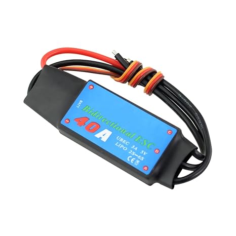 DollaTek Double Sides Brushless ESC Underwater Thruster RC Car Boat Parts - 40A