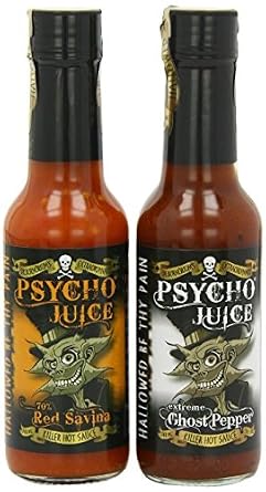 Psycho Juice Mix 15 - Extreme Ghost Pepper & 70% Red Savina Sauce
