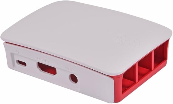 Raspberry Pi RASPBERRY-PI3-CASE Official Raspberry Pi 3 Case, Red/White