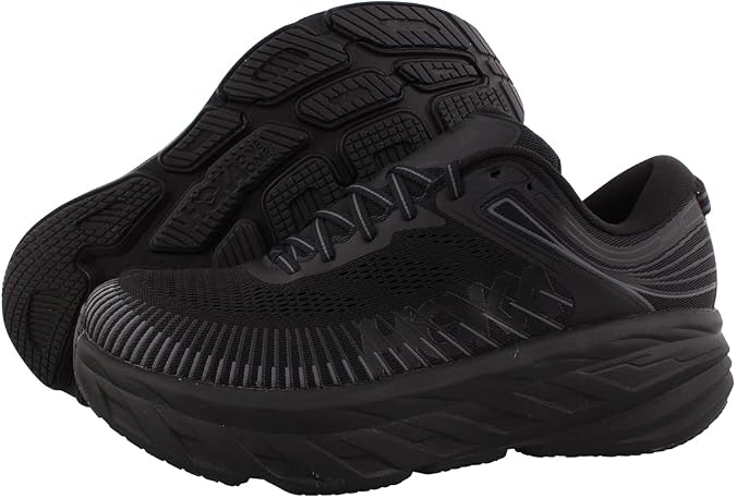 Men's Bondi 8 in White/Black by Hoka
