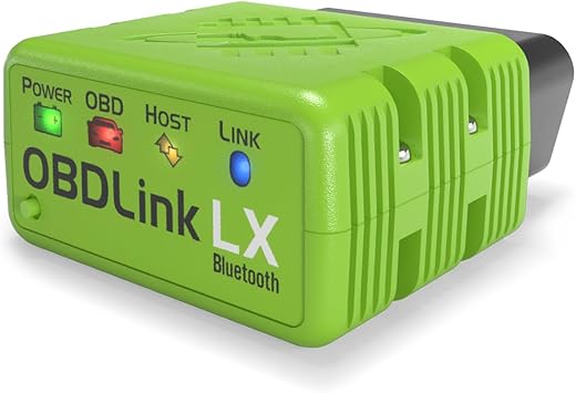 OBDLink LX Bluetooth 3.0 OBD2 Adapter for Motoscan, Torque, Hybrid Assistant Android Only, OBD II Diagnostic Scanner