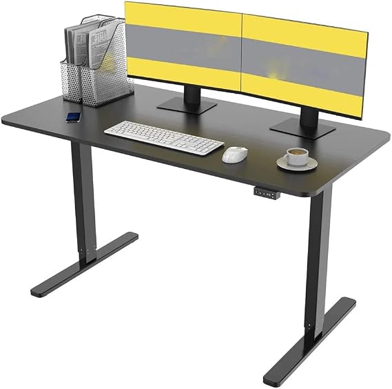 Electric Standing Desk Height Adjustable Desk, 48 X 24 Computer Desk for Workstation Home Office Table Sit Stand Desk