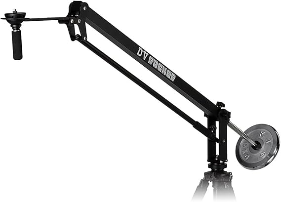 DV Rocker Jib Arm - 4.25 ft (51 in) Camera Crane with Included 5kg Counterweight and Carrying Bag