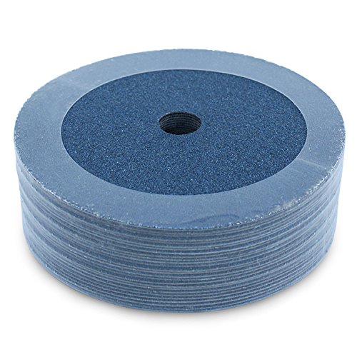 BHA Zirconia Resin Fiber Grinding and Sanding Discs, 7 x 7/8, 24 Grit - 25 Pack