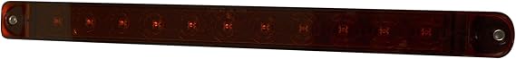 Autosmart KL-25103R Red Lens Sealed LED Light Bar (Stop/Turn/Tail Light)