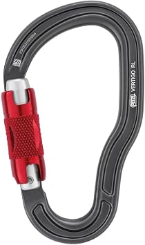Petzl Vertigo Twist-Lock Carabiner - Auto-Locking Connector for Lanyards
