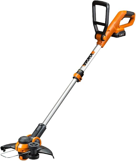Worx 20V 12" 2-in-1 Cordless String Trimmer & Electric Lawn Edger, WG162 | Command Feed, for Daily Yard Work, 2.0Ah Battery & Charger Included, PowerShare