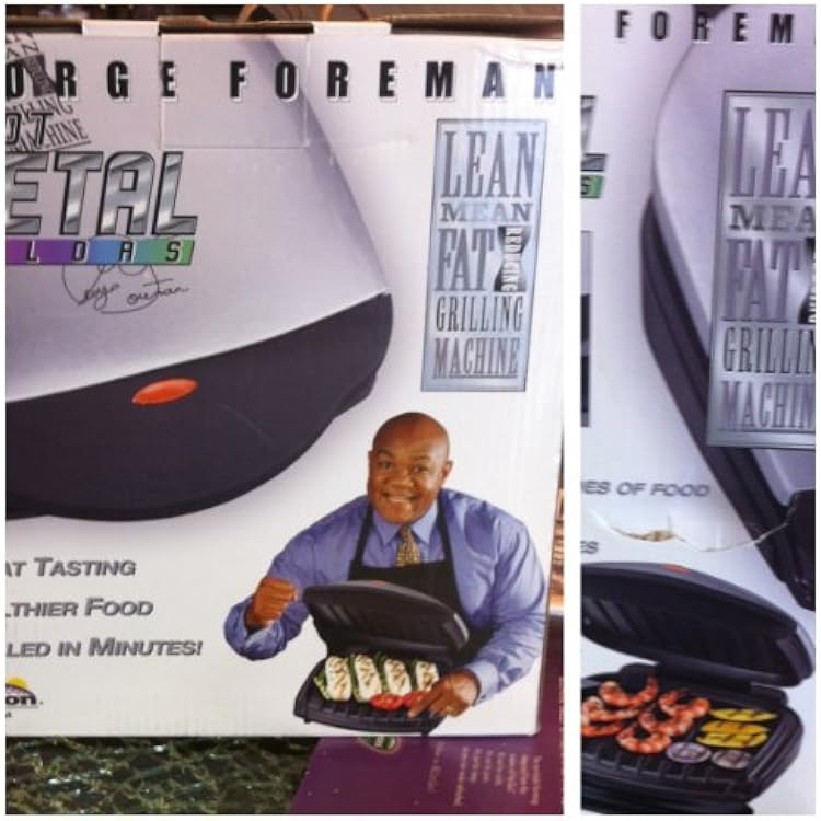 George Foreman Grilling in Hot Metals, Silver