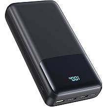PowerBank 50000 mAh High Capacity USB C PD 30W QC 4.0 Fast Charging Phone Charger Power Bank, External Battery Pack with 4 Outputs and 2 Inputs Compatible with Samsung, iPhone 17/16/15/14/13/12/11/10