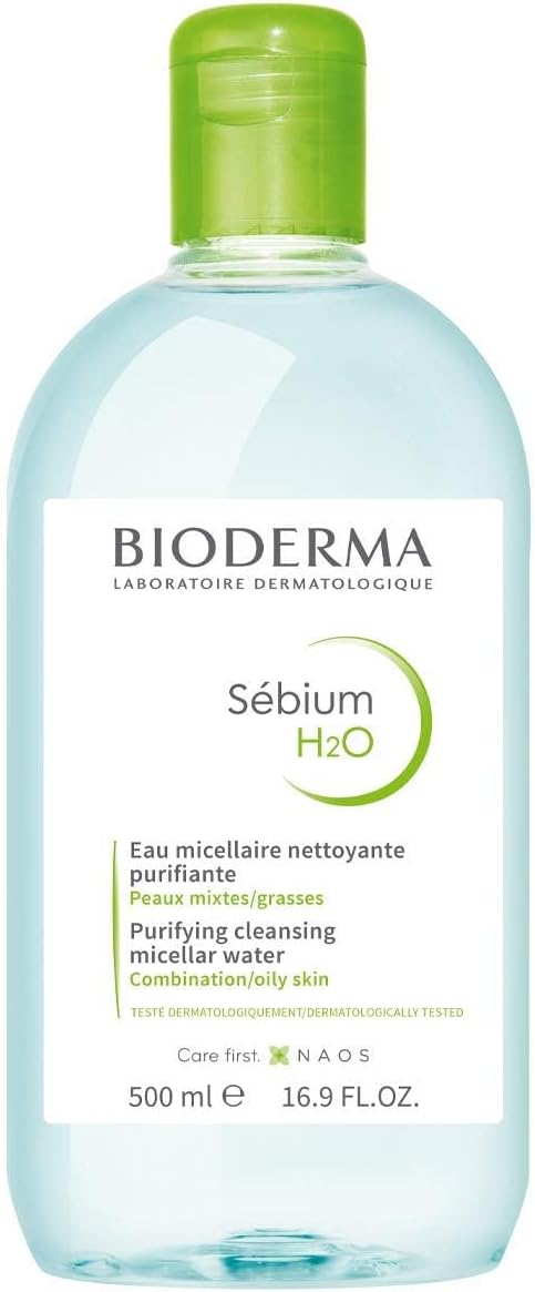 Bioderma Sebium H2O Karma, Yağlı ve Akne Eğilimli Ciltler için Micellar Makyaj Temizleme Suyu