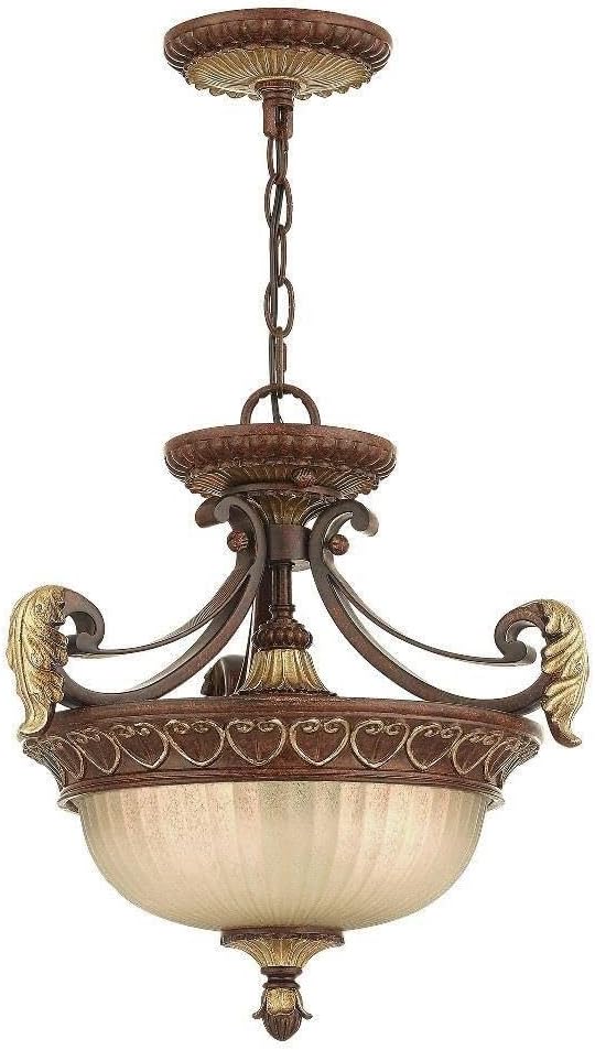 Livex Lighting 8577-63 Villa Verona 2-Light Hanging Lantern, Bronze