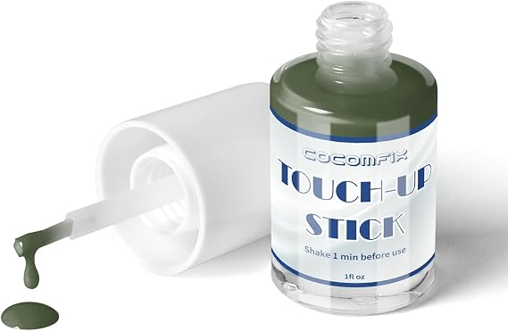 cocomfix APPLIANCE + PORCELAIN PAINT TOUCH UP - (Palma Green) High-gloss paint touch up for kitchen + bathrooms: sinks, bathtubs, appliances, metal surfaces,tile, fiberglass, glossy finishes.