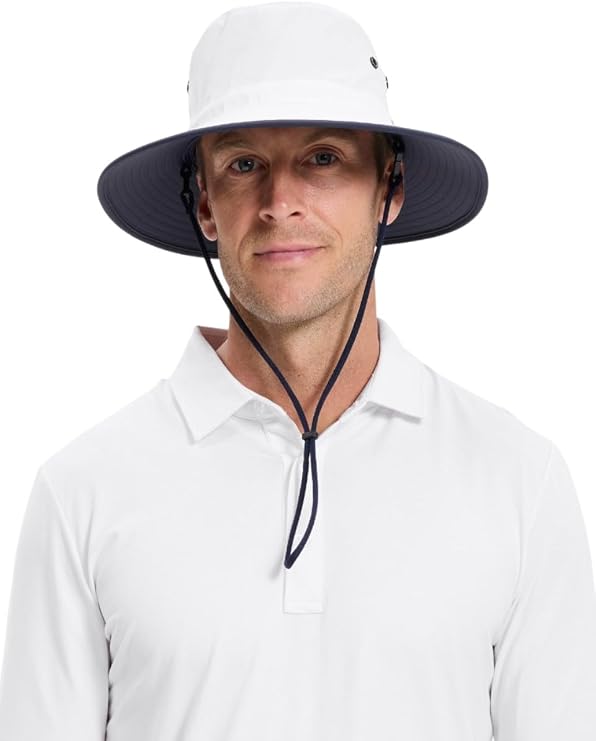Solbari Unisex Traveler Broad Brim Sun Hat UPF 50+, Ultimate UV Protection, Lightweight & Breathable, Packable Travel Hat