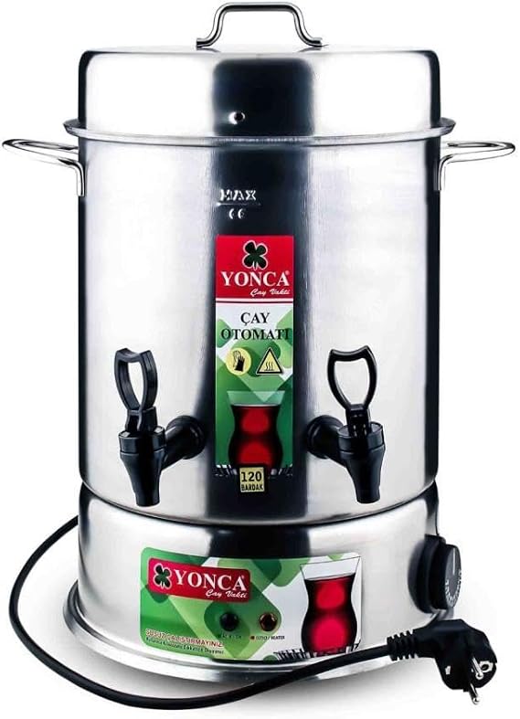 Lines Clover Electric Samovar Steel Tea Vending Machine (80 Cups)