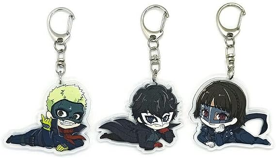 EBTY DREAMS Inc. - Set of 3 Persona 5 Acrylic Keychain Ren Amamiya, Ryuuji Sakamoto, Makoto Niijima v2