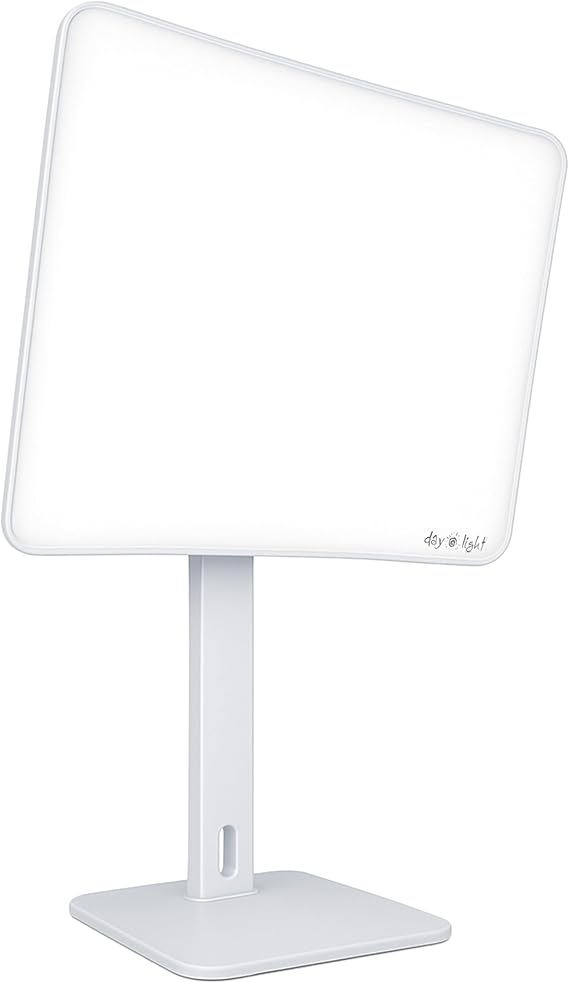Carex Daylight Elite Bright Therapy Lamp - 12" 12,000 Lux Light Therapy Lamps, Daylight Lamps, Low Energy Level Therapy Light, White