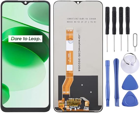 LCD Screen and Digitizer Full Assembly for Oppo Realme C35