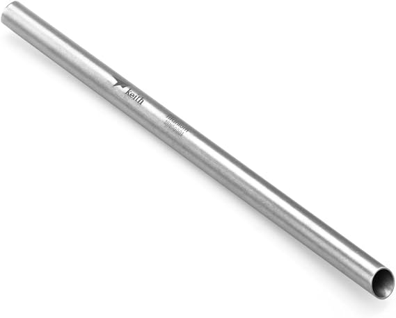 Keith Titanium Ti3702 Jumbo Straw (Custom Brush and Pouch Included)
