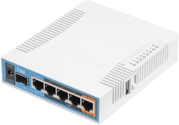 MikroTik hAP AC 500 Mbit/s White Power over Ethernet (PoE)
