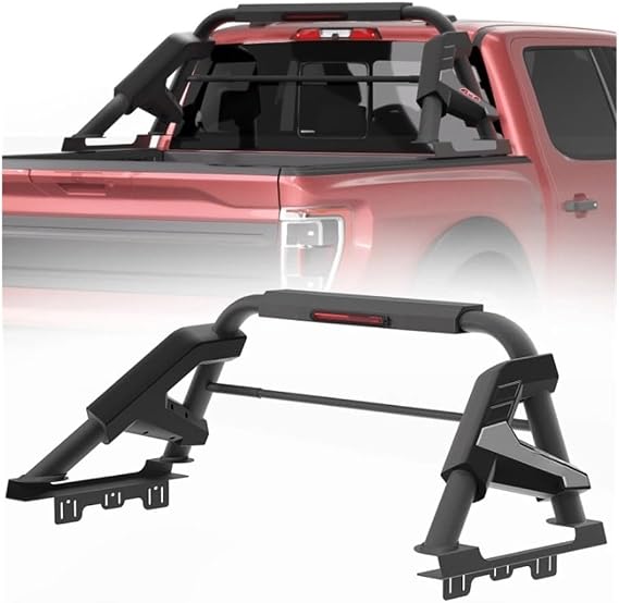 Adjustable Roll Bar Rack Bed Bar Sport Bar for Truck Compatible for Dodge Compatible for Ram Compatible for Tacoma F150 Easy Installation Durable Truck Back Cover Accessories
