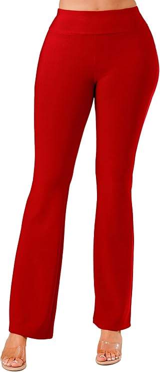 ShoSho Womens High Waist Palazzo Wide Leg Pants Straight Leg Trousers with Self Tie