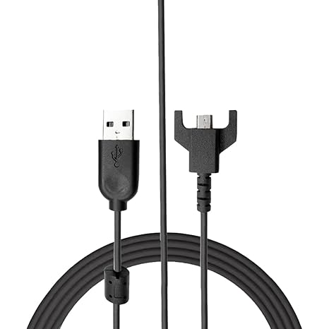 USB Charging Cable (6 feet) for Logitech G703 / G900 / G903 / G Pro Wireless/G Pro X Superlight Gaming Mouse, G560 Speaker, G Pro Kayboards, USB to Micro USB (Black)