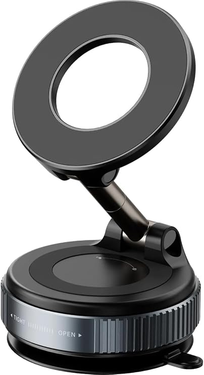 zhoppy 360 Dönebilen [Süper Güçlü Vakumlu Araç İçi Telefon Tutucu iPhone 11-16 pro max] Titreşime Dayanıklı Her Modele Uygun Stand Ev Oto Kullanıma Uygun Çıkarılabilir Vakumlu Tutucu