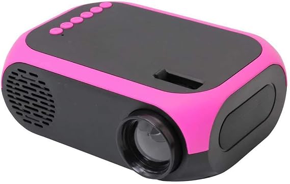 Mini 1080P HD Portable Home Entertainment Video Projectors, Multimedia Home Theater with Remote Controller, Support HDMI, AV, SD, USB,D