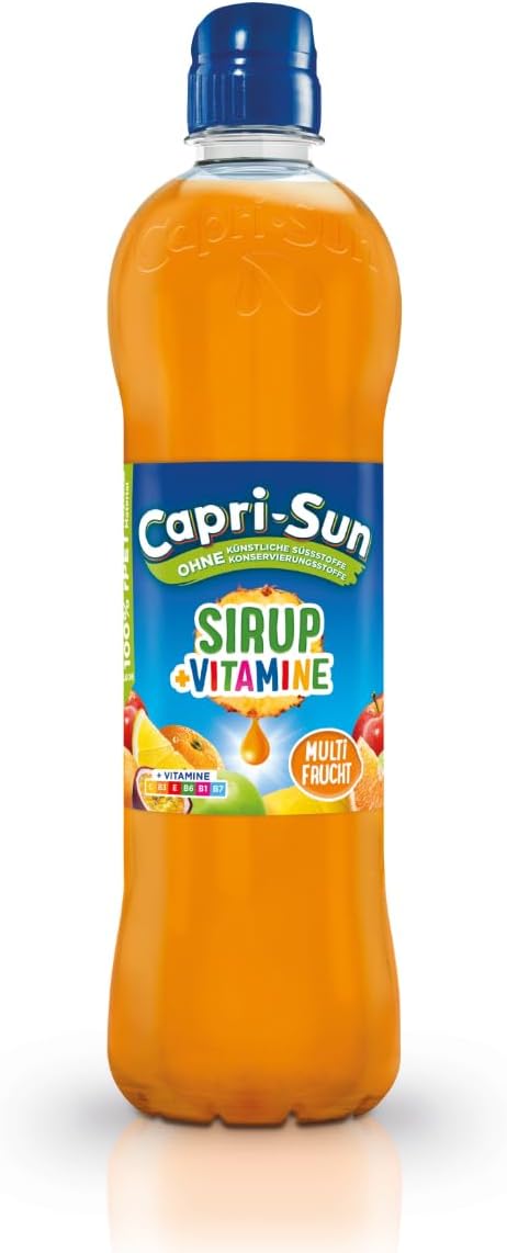 Capri Sun Syrup Multi Fruit with Vitamins and Fruit Flavour 600 ml