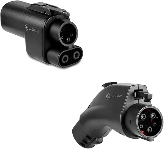 Lectron Bundle - NACS to CCS Electric Vehicle Adapter with Interlock Compatible with Tesla Superchargers & NACS to J1772 EV Charging Adapter for J1772 Electric Vehicles - UL 2252 Certified