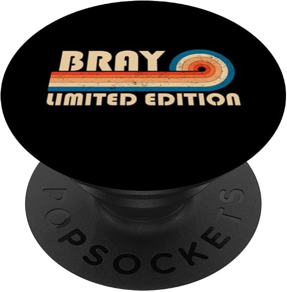 BRAY Retro 70s 80s Sunset Stripe PopSockets Adhesive PopGrip