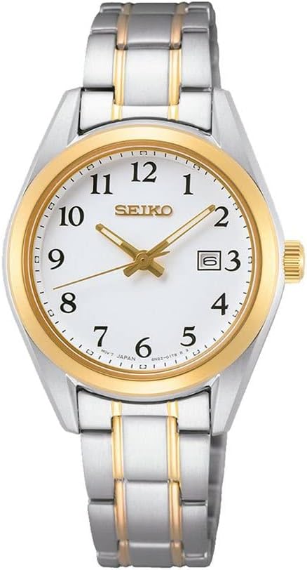 Seiko Damen-Uhr Quarz Edelstahl mit Edelstahlband SUR466P1