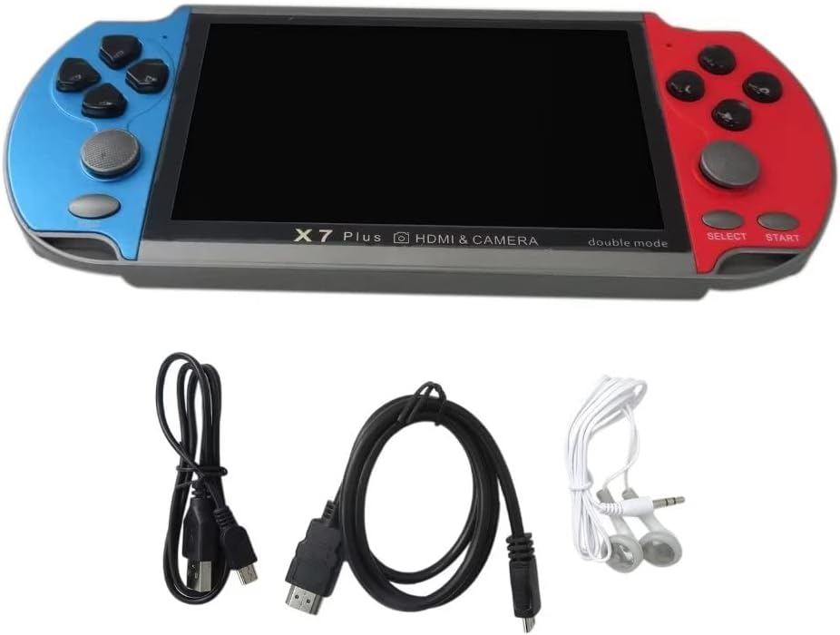 Built-in 1000 games Retro Portable Mini Handheld Video Game Console 8-Bit 5.1 Inch 128Bit Color LCD Kids Color Game Player