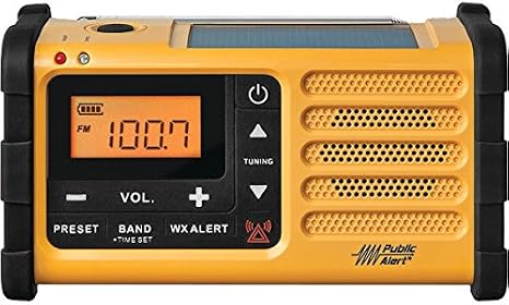 Sangean Mmr-88 Am/Fm Weather Crank Radio With Usb